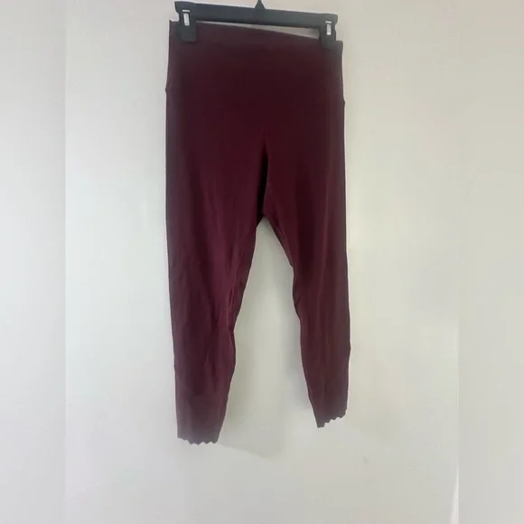 Lululemon Athletica Deep Maroon Leggings Burgundy - Picture 13 of 13